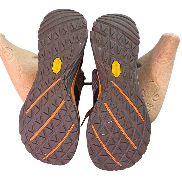 Womens Merrell Mag-9 Flex Connect Vibram Athletic Shoes Gray & Orange Size 8.5 - Picture 6 of 8